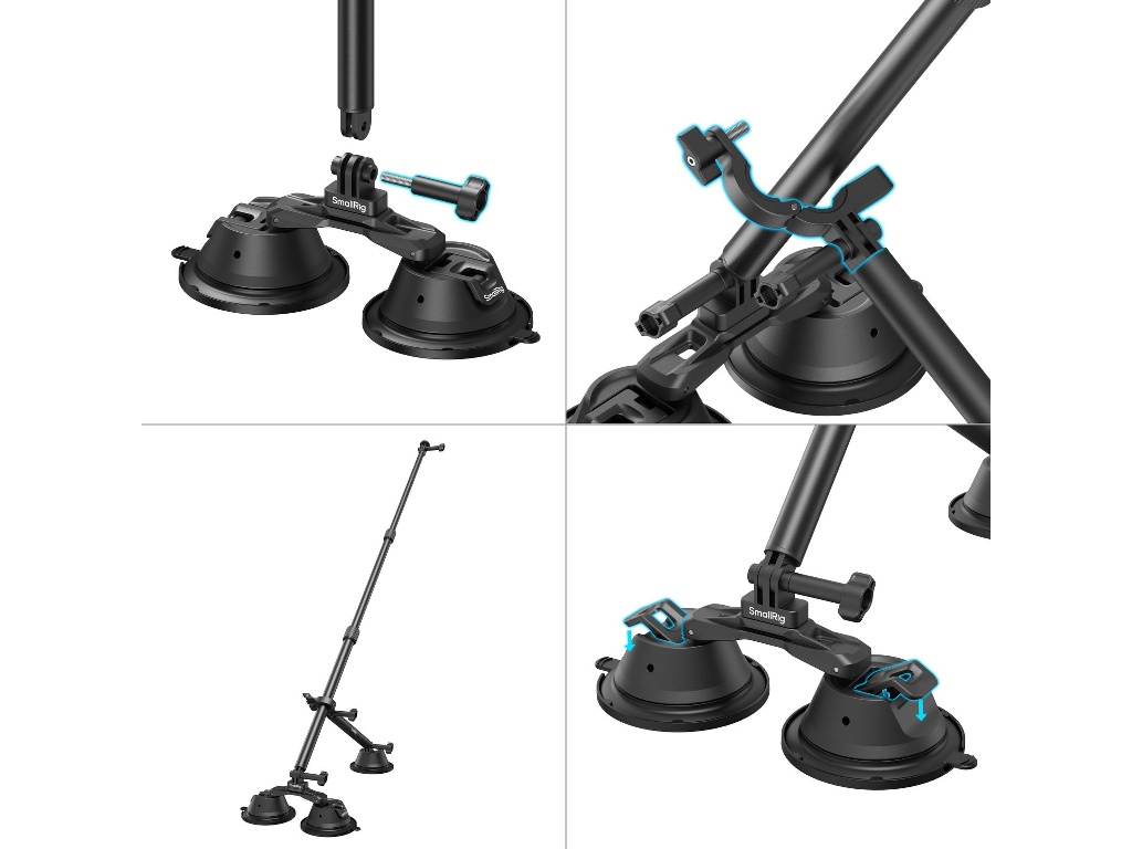 SmallRig 4380 Araç Çekim Vantuz Kiti