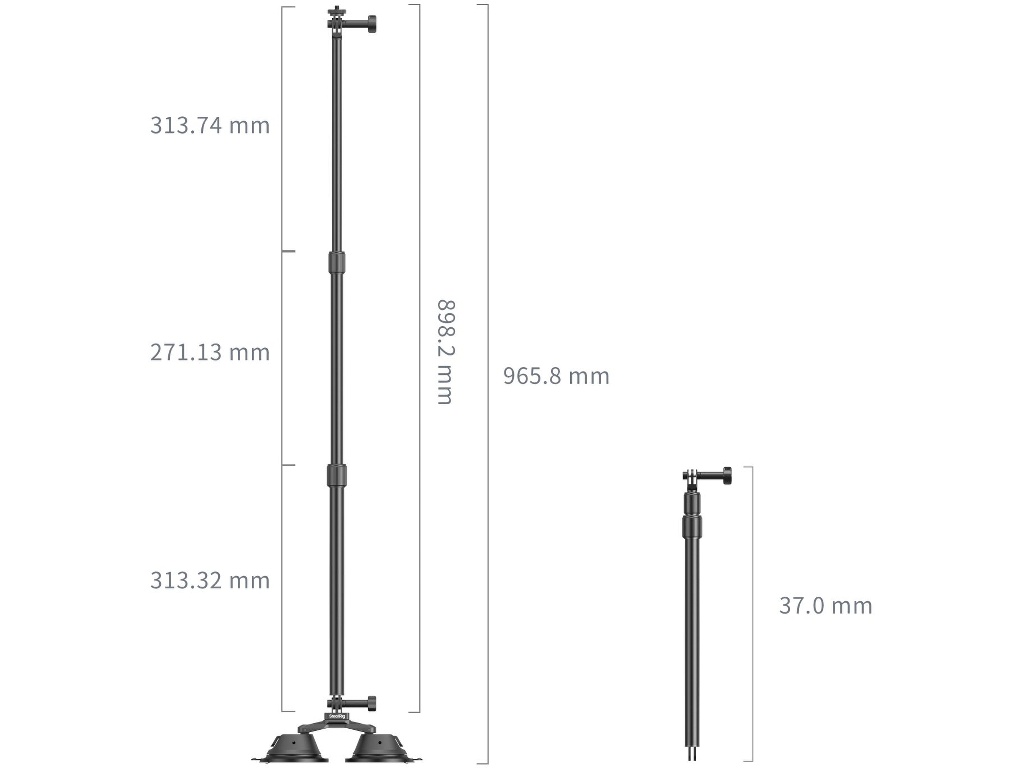 SmallRig 4380 Araç Çekim Vantuz Kiti