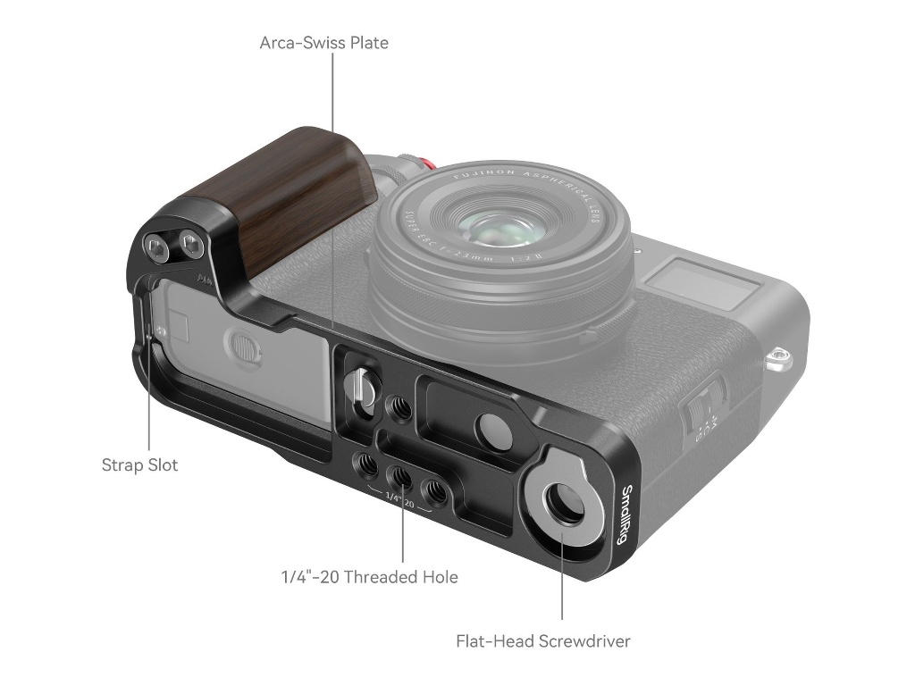 SmallRig 4804 Fujifilm X100VI Uyumlu Gümüş L Braket