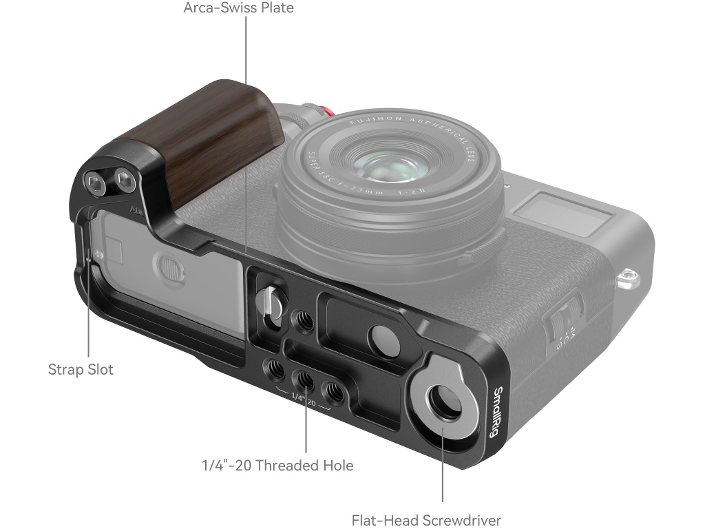 SmallRig 4805 Fujifilm X100VI Uyumlu Siyah L Braket