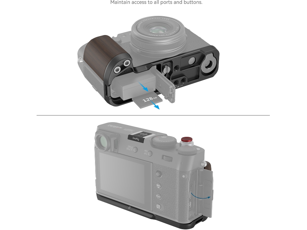 SmallRig 4805 Fujifilm X100VI Uyumlu Siyah L Braket