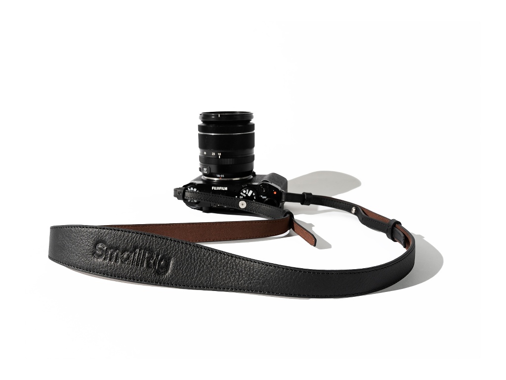 SmallRig 5208 Siyah Deri Omuz Askısı