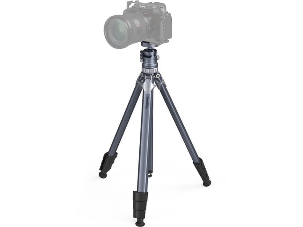 SmallRig 4222B AP-02 Alüminyum 8kg Taşıma Kapasiteli Seyahat Tripodu 159cm Maksimum Yükseklik