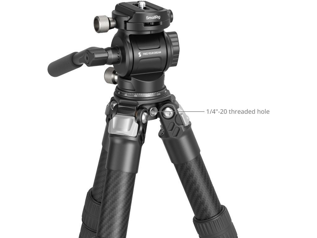 SmallRig 5025 Karbon Fiber 3kg Taşıma Kapasiteli Masaüstü Tripodu