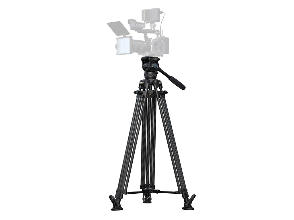 SmallRig 5580 FSD16 Karbon Fiber 15kg Taşıma Kapasiteli Video Tripodu  214cm Maksimum Uzunluk
