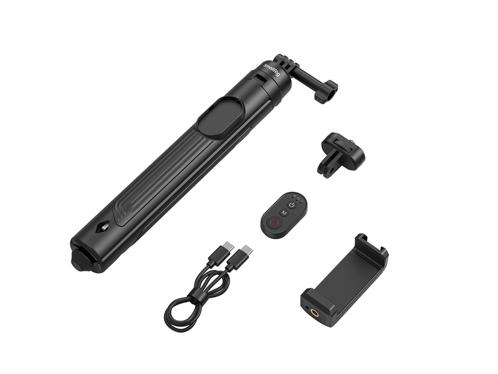 SmallRig 5464 Kumandalı Aksiyon Kamera ve Cep Telefonu Uyumlu Selfie Çubuk 29,5cm - 150cm