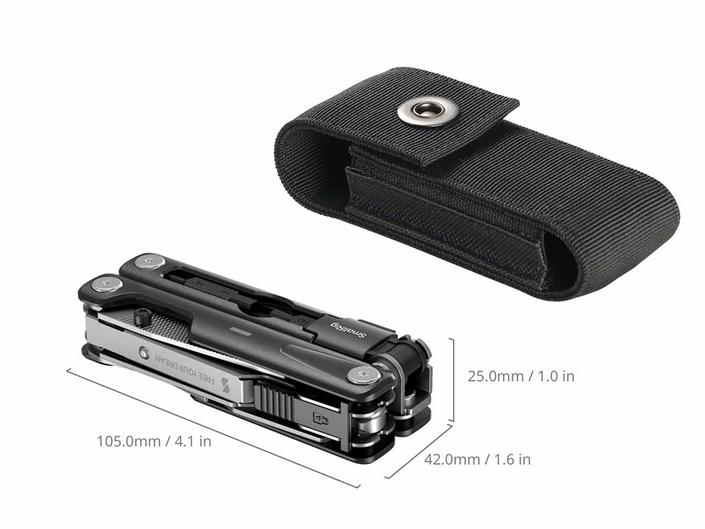 SmallRig 5294 EDC Çok Amaçlı 16 in 1 Tornavida ve Keski Seti