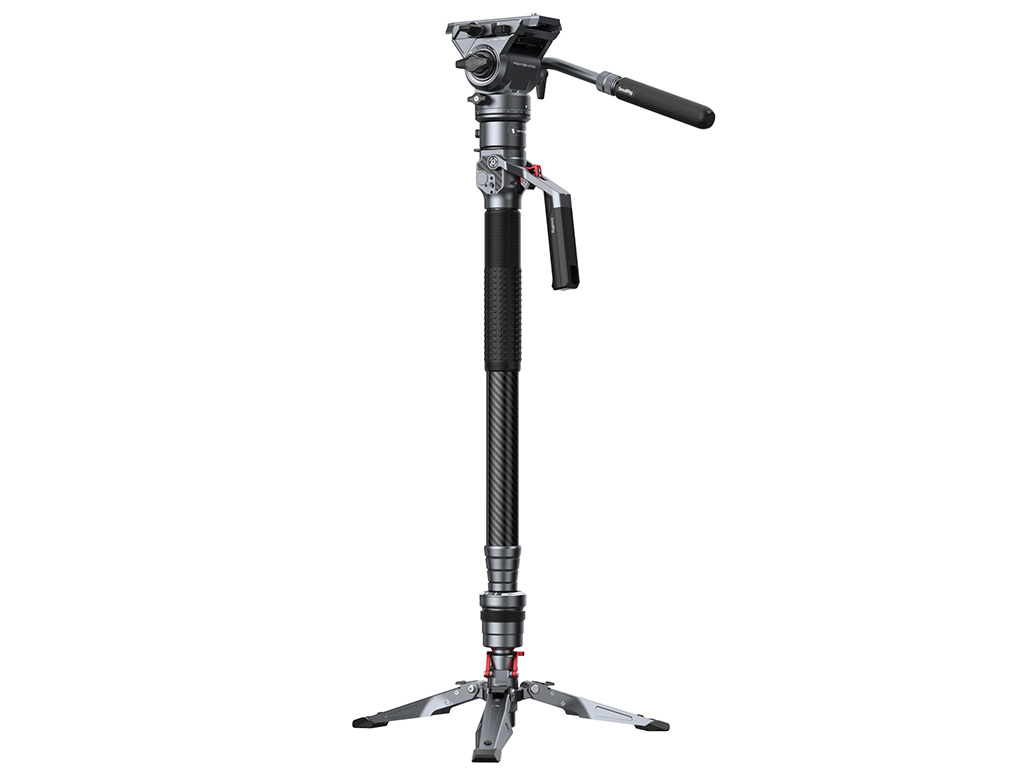 SmallRig 5565 Karbon Fiber Ayaklı 15kg Taşıma Kapasiteli Video Monopodu 175cm Maksimum Uzunluk