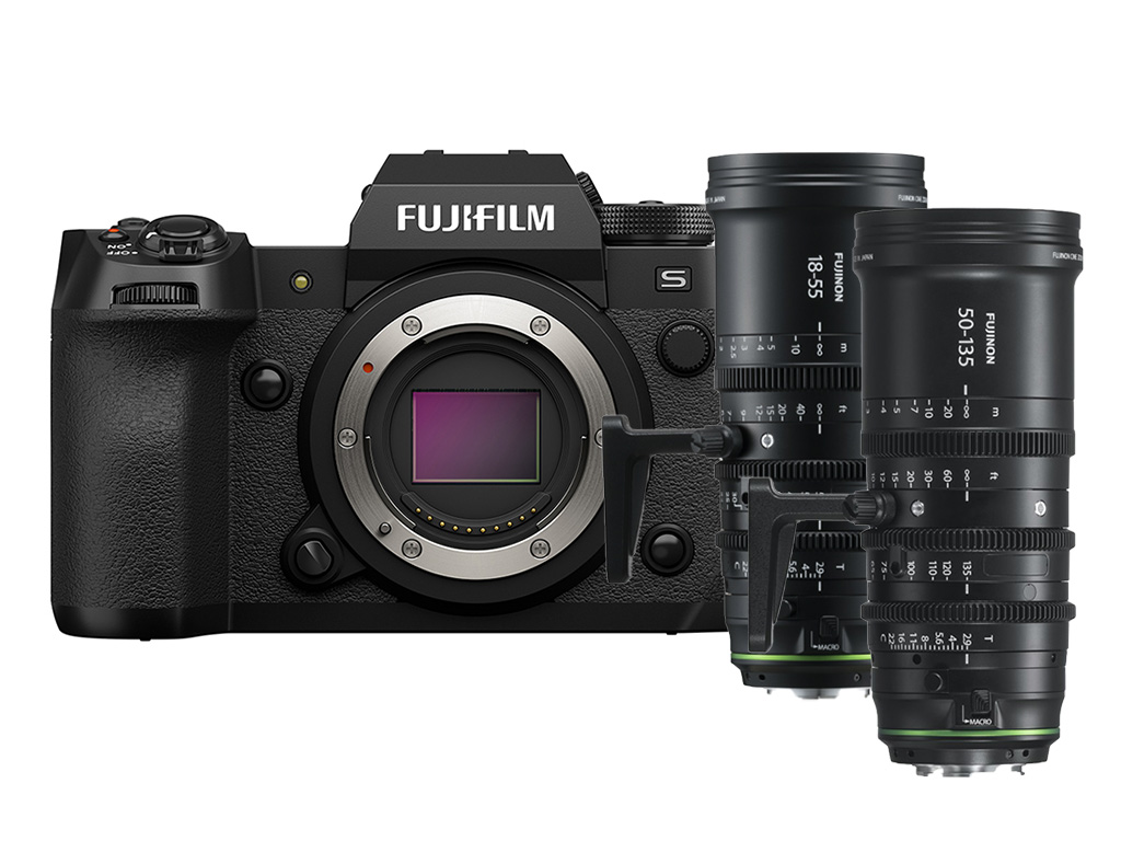 Fujifilm X-H2S Siyah + MKX18-55mmT2.9 + MKX50-135mmT2.9 Cine Kit